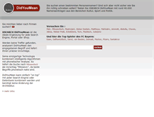 Tablet Screenshot of didyoumean.weitkamper.de